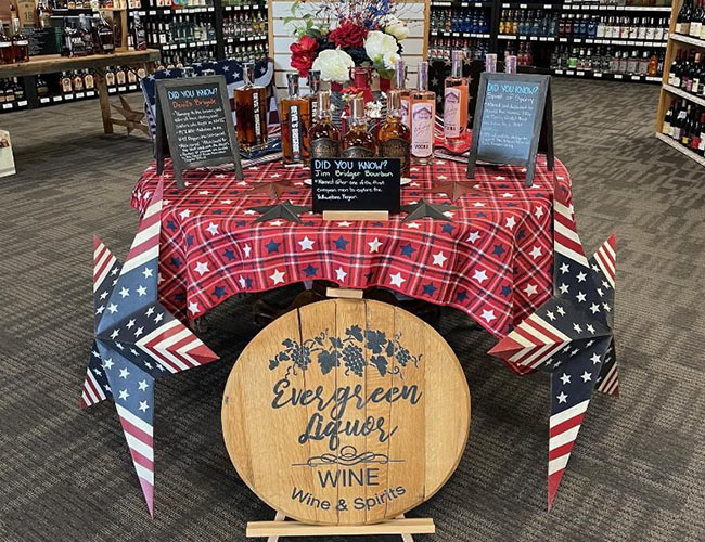Evergreen Liquor Store - Liquor spirits wine - delivery - Kalispell Montana Flathead Valley