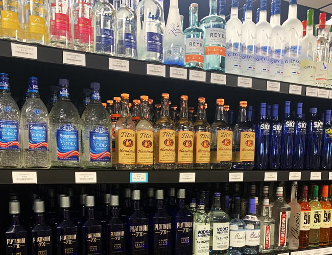 liquor spirits wine delivery & store in Kalispell Flathead Valley Montana